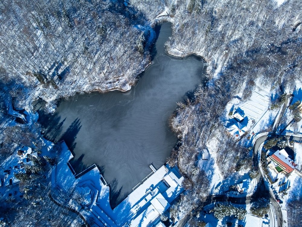 Lacul Ursu, iarna