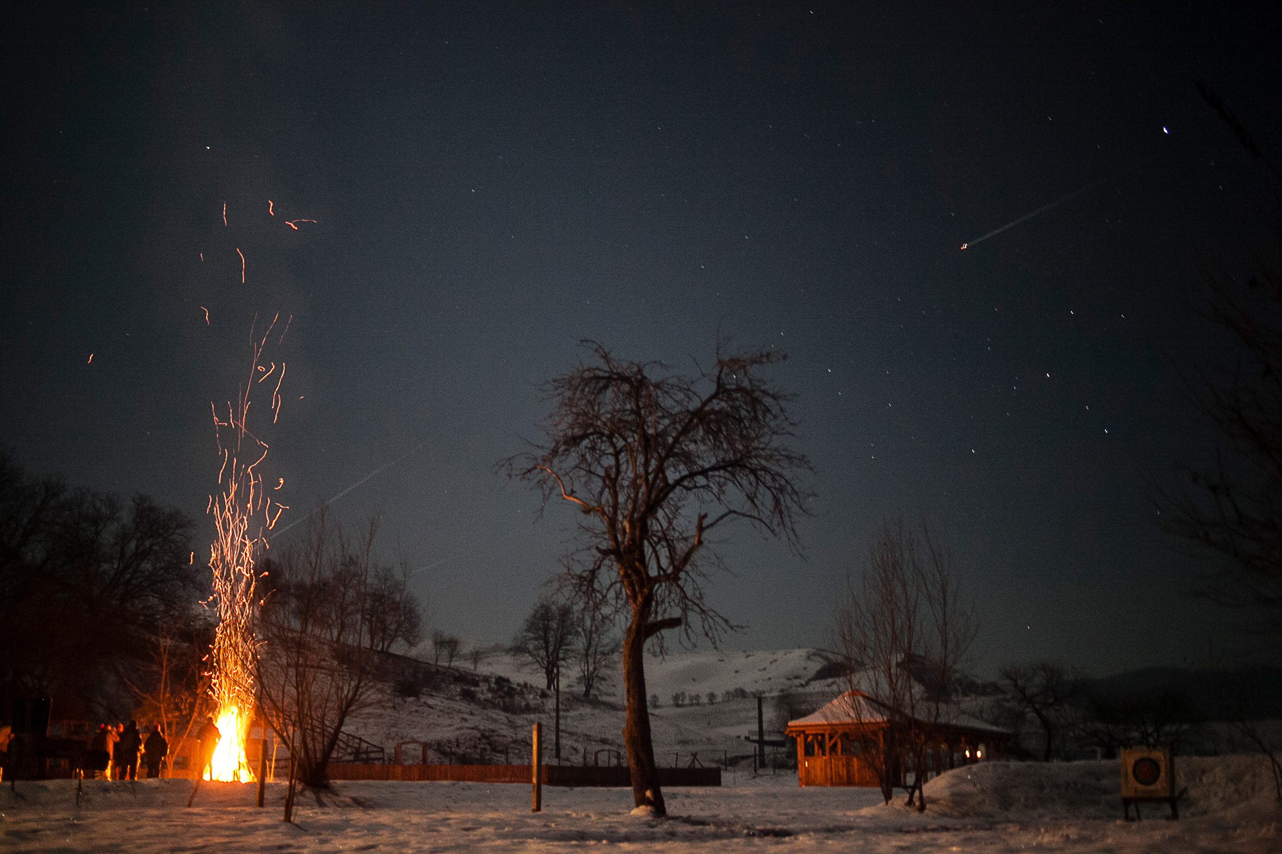 Peisaj de iarnă în Transilvania - Valea Verde Retreat